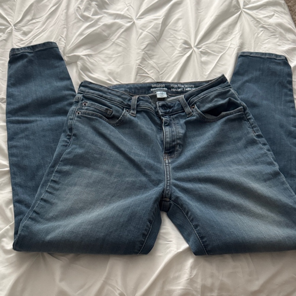 Amazon Women's High Rise Blue Jeans